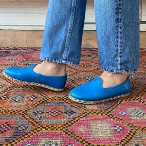 Sabah Turkish Loafers - Blue - Women’s 8.5/9
